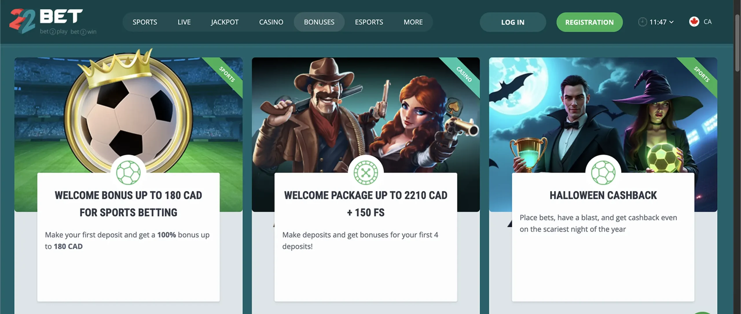 22Bet Boni und Werbeaktionen